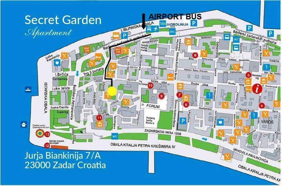Secret Garden Apartment Ζαντάρ Εξωτερικό φωτογραφία